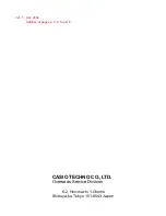 Предварительный просмотр 17 страницы Casio QW-2812 Service Manual & Parts Manual