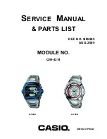 Preview for 1 page of Casio QW-4314 Service Manual