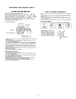 Casio QW-716 Operation Chart preview