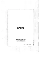 Preview for 64 page of Casio SF-4300A Operation Manual