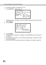 Preview for 4 page of Casio SF-4990 User Manual