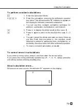 Preview for 75 page of Casio SF-4990 User Manual