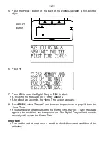 Предварительный просмотр 4 страницы Casio SF-5580 Owner'S Manual