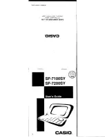 Casio SF-7100SY User Manual preview