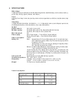 Preview for 6 page of Casio SF-8500 Service Manual & Parts List