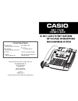 Предварительный просмотр 36 страницы Casio SI-460 User Manual