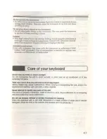 Preview for 5 page of Casio SK-60 Operation Manual