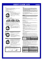 Preview for 3 page of Casio STR300-1C User Manual