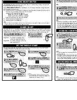 Preview for 5 page of Casio TA-119 User Manual