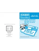 Предварительный просмотр 23 страницы Casio TA-160 User Manual