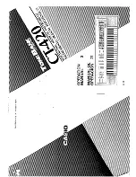 Casio ToneBank CT-420 Operation Manual preview