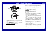 Casio TQ-451/551 User Manual preview