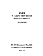 Preview for 1 page of Casio V-N500-E Hardware Manual