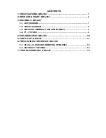 Preview for 2 page of Casio WVA-300D Service Manual & Parts List