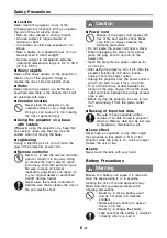 Preview for 4 page of Casio XJ-35 User Manual