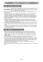 Preview for 6 page of Casio XJ-35 User Manual