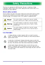 Preview for 3 page of Casio XJ 350 - XGA DLP Projector User Manual