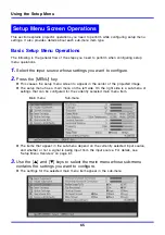 Preview for 65 page of Casio XJ 350 - XGA DLP Projector User Manual