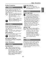 Preview for 5 page of Casio XJ-460 - 1 User Manual