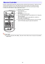 Предварительный просмотр 12 страницы Casio XJ-A Series User Manual