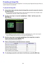 Предварительный просмотр 25 страницы Casio XJ-A135 Guide Manual