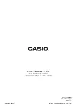 Предварительный просмотр 18 страницы Casio XJ-A142 Setup Manual