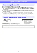 Preview for 13 page of Casio XJ-F Series User Manual