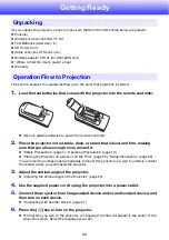 Preview for 20 page of Casio XJ-F Series User Manual