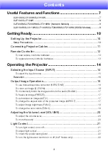 Preview for 3 page of Casio XJ-F100W User Manual