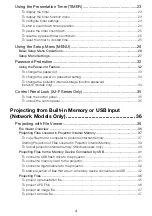 Preview for 4 page of Casio XJ-F100W User Manual