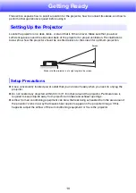 Preview for 10 page of Casio XJ-F100W User Manual