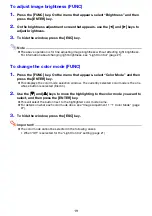 Preview for 19 page of Casio XJ-F100W User Manual