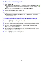 Preview for 22 page of Casio XJ-F100W User Manual