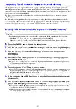 Preview for 37 page of Casio XJ-F100W User Manual