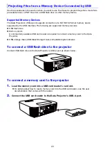 Preview for 41 page of Casio XJ-F100W User Manual