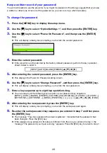 Предварительный просмотр 25 страницы Casio XJ-H1600 User Manual