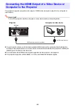 Предварительный просмотр 46 страницы Casio XJ-H1600 User Manual