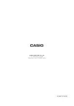 Preview for 5 page of Casio XJ-L8300HN Manual