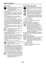 Preview for 4 page of Casio XJ-M141 Setup Manual