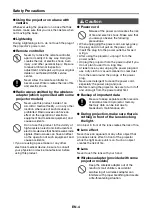 Preview for 6 page of Casio XJ-M141 Setup Manual