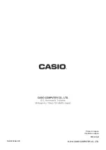 Preview for 22 page of Casio XJ-M141 Setup Manual