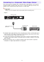 Предварительный просмотр 31 страницы Casio XJ-S30 - XGA DLP Projector User Manual