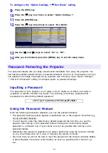 Preview for 13 page of Casio XJ-S31 - XGA DLP Projector User Manual