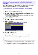 Preview for 16 page of Casio XJ-S31 - XGA DLP Projector User Manual