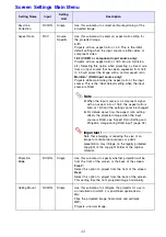 Предварительный просмотр 22 страницы Casio XJ-S32 - XGA DLP Projector User Manual