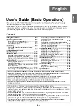 Preview for 1 page of Casio XJ-S33 series User Manual