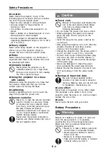 Preview for 4 page of Casio XJ-S33 series User Manual