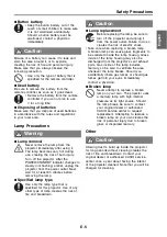 Preview for 5 page of Casio XJ-S33 series User Manual