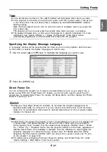 Preview for 21 page of Casio XJ-S33 series User Manual