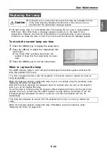 Preview for 29 page of Casio XJ-S33 series User Manual